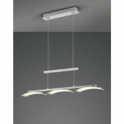 Suspension Reality Ikaria LED Nickel mat, 3 lumières