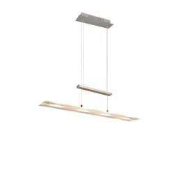 Suspension Reality MILOS LED Nickel mat, 4 lumières