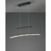 Suspension Reality Samos LED Noir, 4 lumières