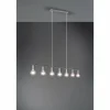 Suspension Reality Vannes Nickel mat, 7 lumières