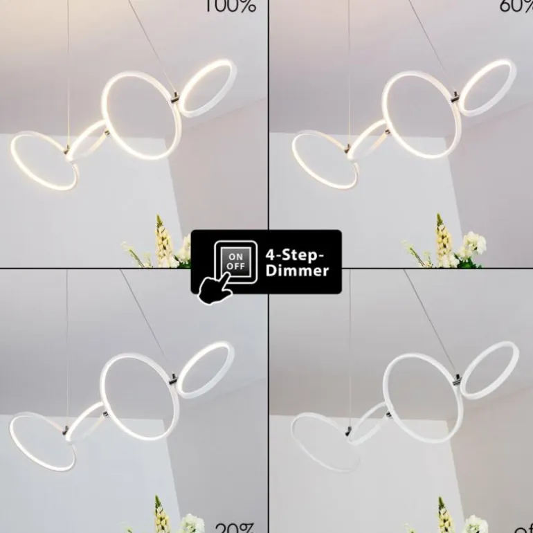 Suspension Rodekro LED Blanc, 1 lumière