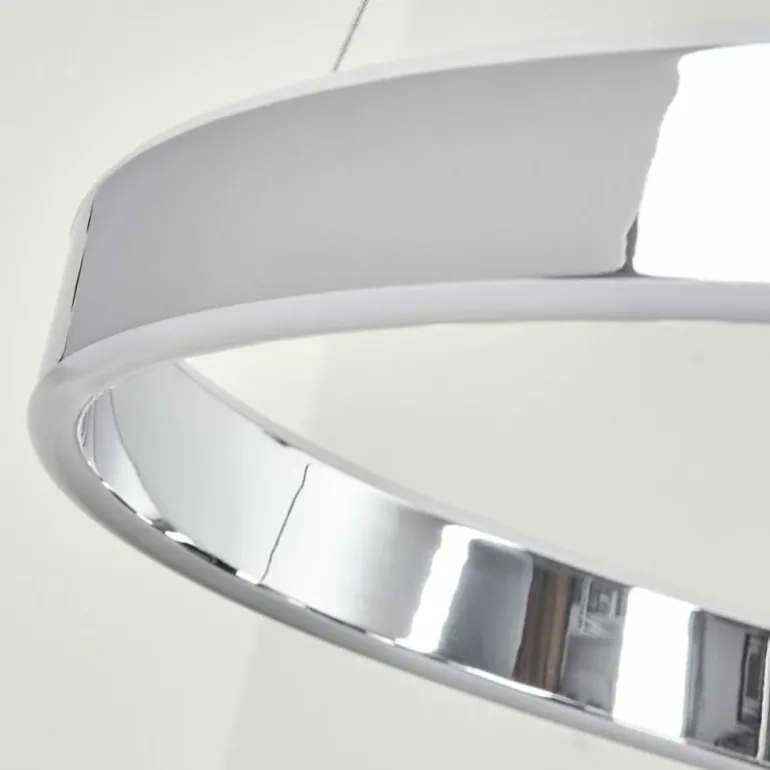 Suspension Rosemond LED Chrome, 1 lumière