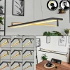 Suspension Rung LED Noir, 1 lumière