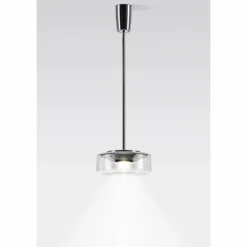 Suspension Serien Lighting CURLING LED Aluminium, Chrome, 1 lumière