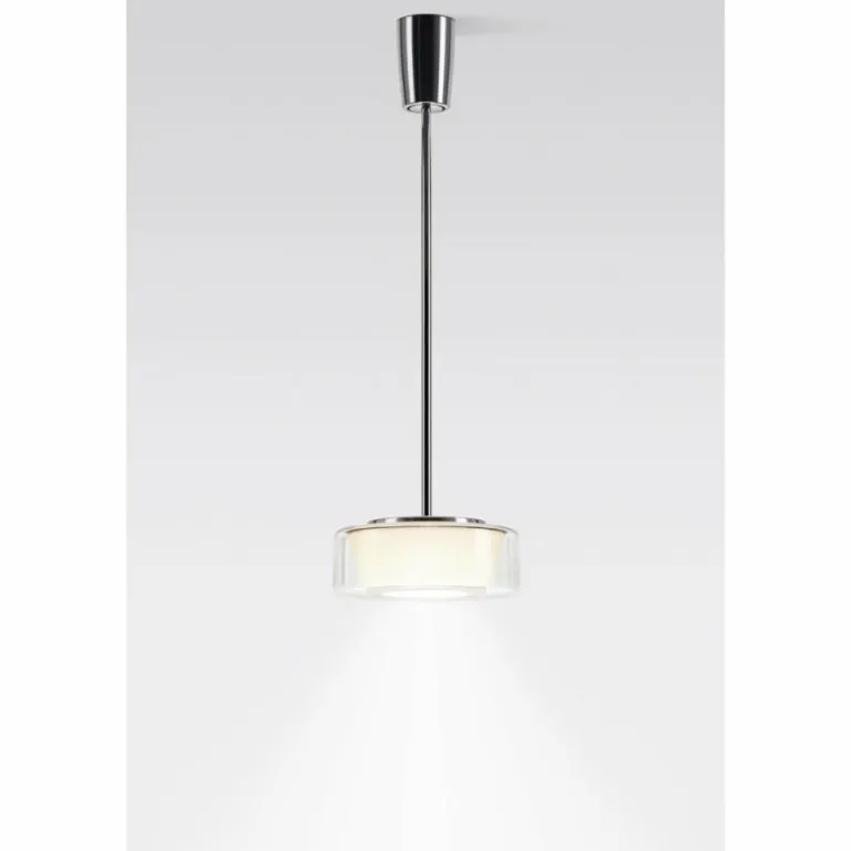 Suspension Serien Lighting CURLING LED Aluminium, Chrome, 1 lumière