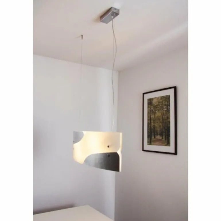 Suspension Sil Lux Chrome, 4 lumières