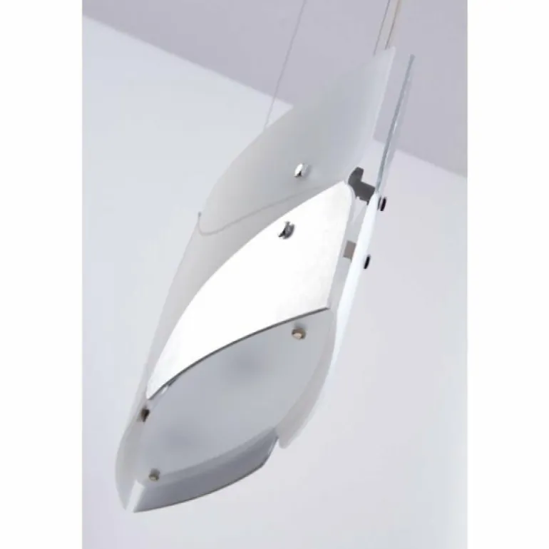 Suspension Sil Lux Chrome, 4 lumières