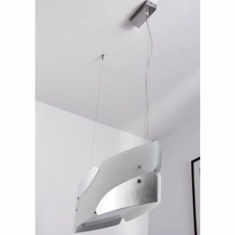 Suspension Sil Lux Chrome, 4 lumières