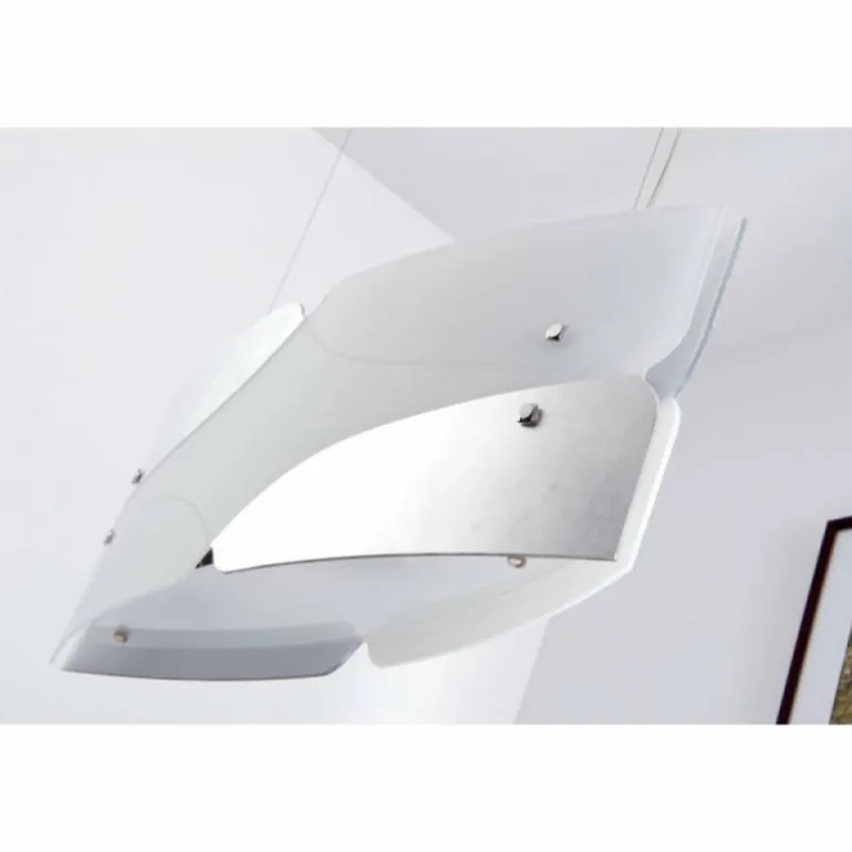 Suspension Sil Lux Chrome, 4 lumières