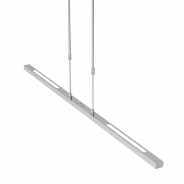Suspension Steinhauer Bande LED Acier brossé, 3 lumières