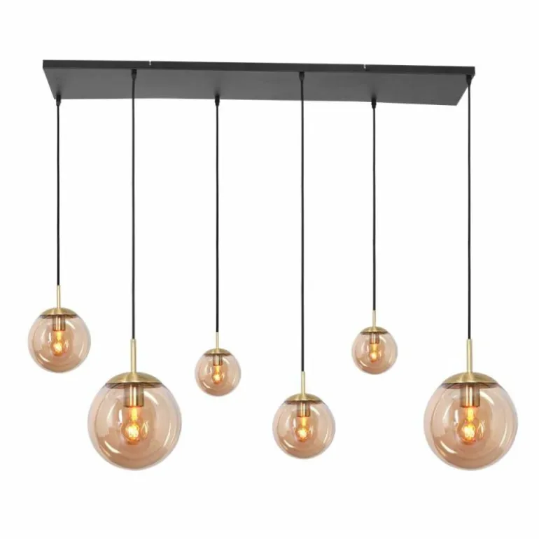 Suspension Steinhauer Bollique Laiton, 6 lumières