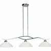 Suspension Steinhauer CAPRI Acier inoxydable, 3 lumières