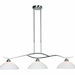 Suspension Steinhauer CAPRI Acier inoxydable, 3 lumières