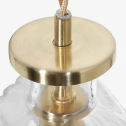 Suspension Steinhauer Grazioglass Laiton, 1 lumière