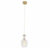 Suspension Steinhauer Grazioglass Laiton, 1 lumière