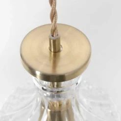 Suspension Steinhauer Grazioglass Laiton, 1 lumière
