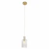 Suspension Steinhauer Grazioglass Laiton, 1 lumière