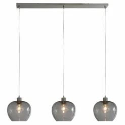 Suspension Steinhauer Lotus Acier inoxydable, 1 lumière