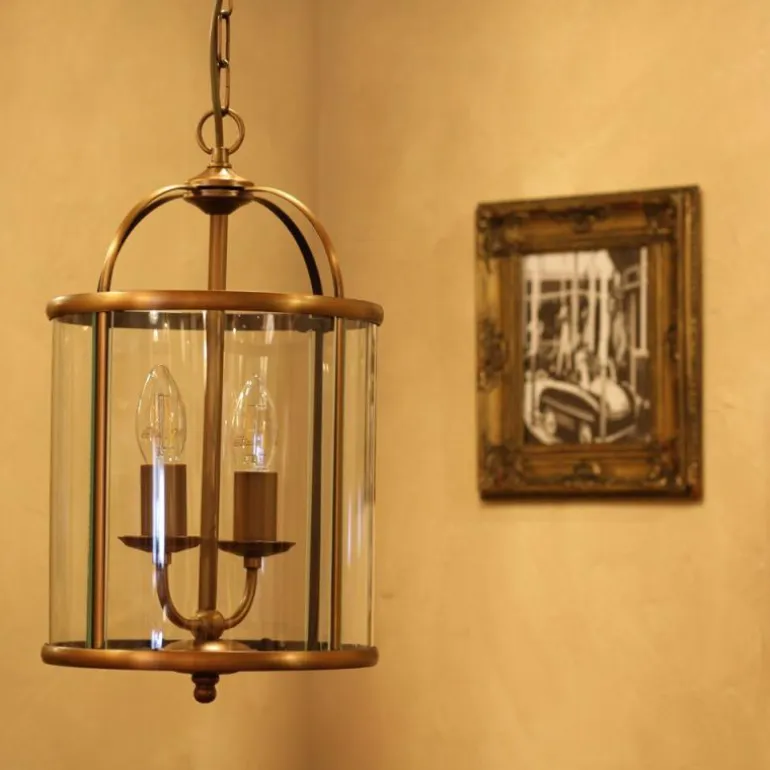 Suspension Steinhauer PIMPERNEL Bronze, 2 lumières