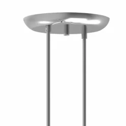 Suspension Steinhauer Tallerken LED Acier inoxydable, Blanc, 4 lumières