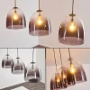Suspension Taastrup Nickel mat, 3 lumières