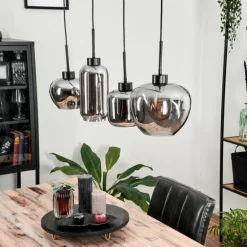 Suspension Talok Fumé, 4 lumières