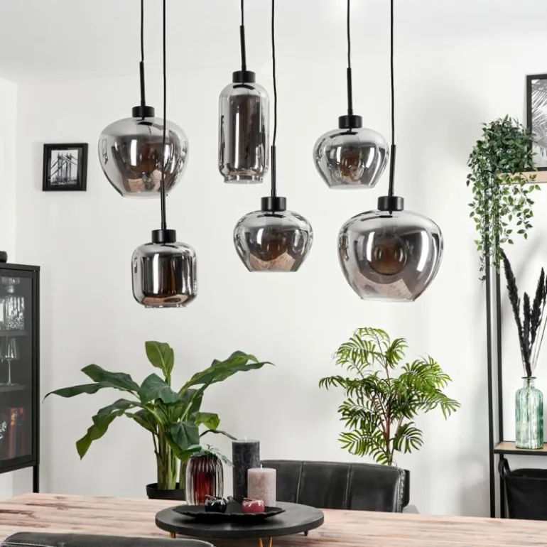 Suspension Talok Fumé, 6 lumières
