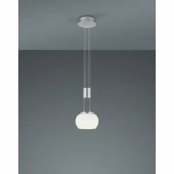 Suspension Trio Madison LED Nickel mat, 1 lumière