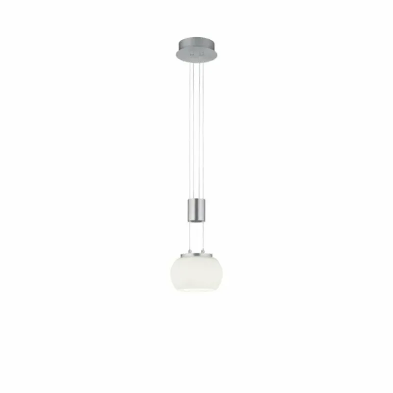 Suspension Trio Madison LED Nickel mat, 1 lumière