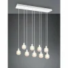 Suspension Trio Mela Blanc, 9 lumières