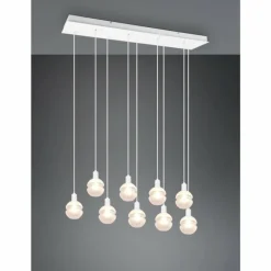 Suspension Trio Mela Blanc, 9 lumières