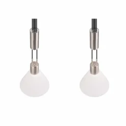 Suspension Trio STANLEY Nickel mat, 2 lumières