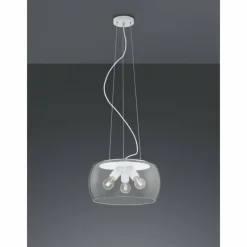 Suspension Trio Valente LED Blanc, 3 lumières