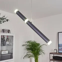 Suspension Térou LED Anthracite, 1 lumière