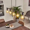 Suspension Tulla Noir, 5 lumières