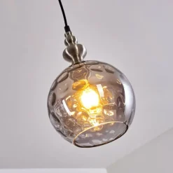 Suspension Uddebo Nickel mat, 1 lumière