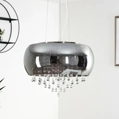 Suspension Ventspils Chrome, 1 lumière