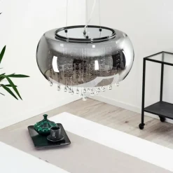 Suspension Ventspils Chrome, 1 lumière