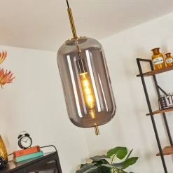 Suspension Verbania Laiton, 1 lumière