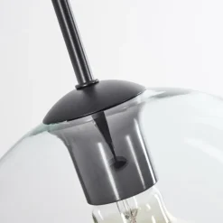 Suspension Verre 25 cm Koyoto Clair, 1 lumière