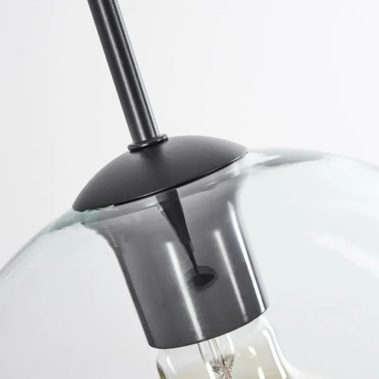 Suspension Verre 25 cm Koyoto Clair, 1 lumière