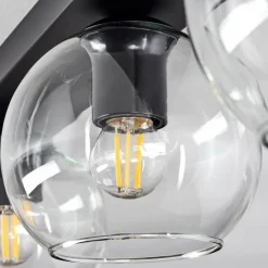 Suspension Verre 15 cm Koyoto Clair, 3 lumières
