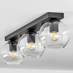 Suspension Verre 15 cm Koyoto Clair, 3 lumières