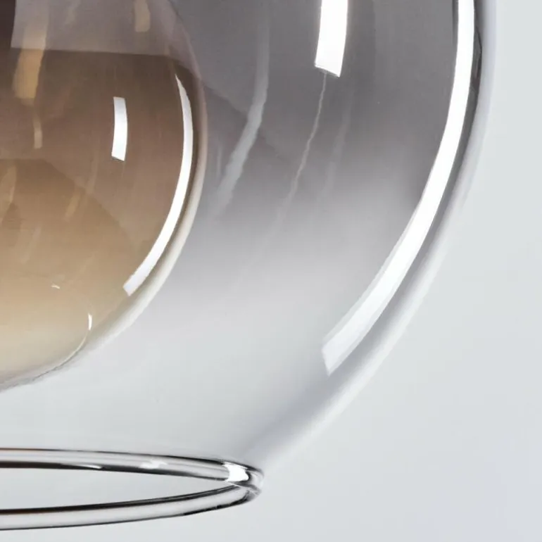 Suspension Verre 20 cm Koyoto Vieux laiton, 1 lumière