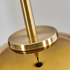 Suspension Verre 20 cm Koyoto Vieux laiton, 1 lumière