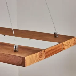 Suspension Versoix LED Chrome, Noir, 1 lumière