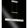 Suspension Wofi ARLON LED Argenté, 2 lumières
