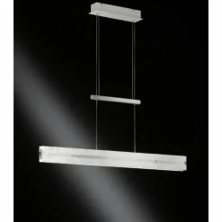 Suspension Wofi ARLON LED Argenté, 2 lumières