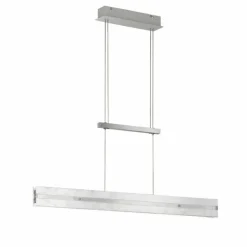 Suspension Wofi ARLON LED Argenté, 2 lumières
