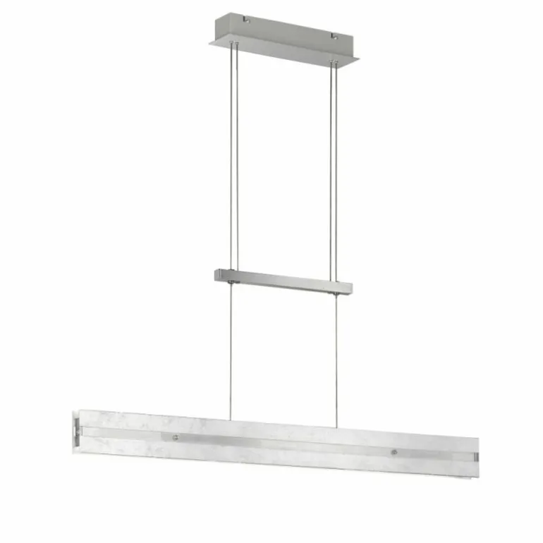 Suspension Wofi ARLON LED Argenté, 2 lumières